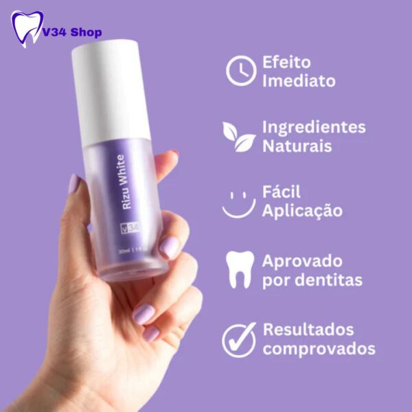Sérum V34: Clareador dental Hismile V34