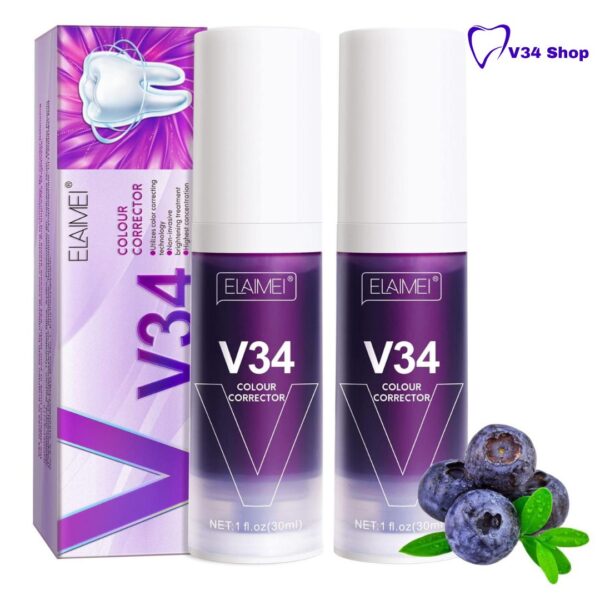 Sérum V34: Clareador dental Hismile V34