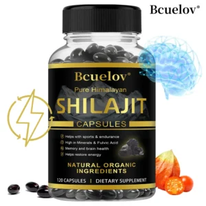 Himalaya Shilajit Capsule: High in Trace Minerals& Fulvic Acid for Energy,Muscle Strength&Immunity, Endurance for Adult