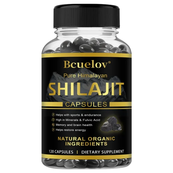 Himalaya Shilajit Capsule: High in Trace Minerals& Fulvic Acid for Energy,Muscle Strength&Immunity, Endurance for Adult - Image 7