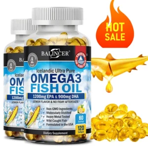 Omega-3 Fish Oil Supplement - with EPA & DHA - Supports Heart and Brain Health Omega 3 Fatty Acids