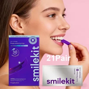 fita clareadora dental roxa: hismile v34 fita roxa clareadora