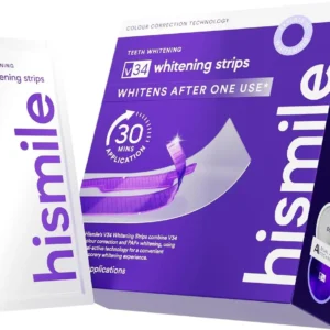 Tiras de branqueamento 9d Original Hismile: Tiras para clareamento dos dentes sensibilidade reduzida