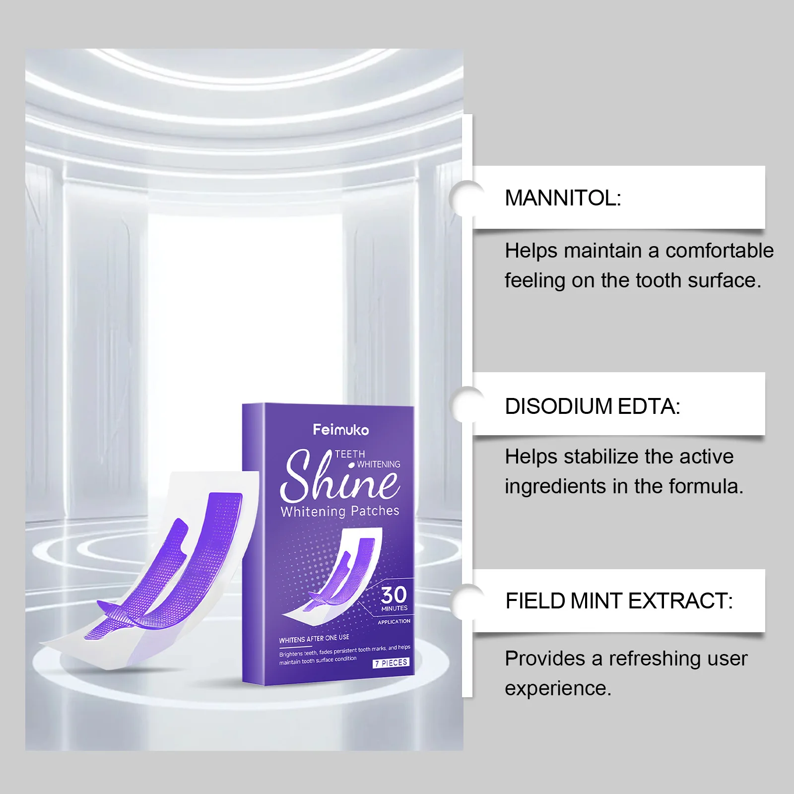 Fita v34: Fita roxa para clarear os dentes V34 Original