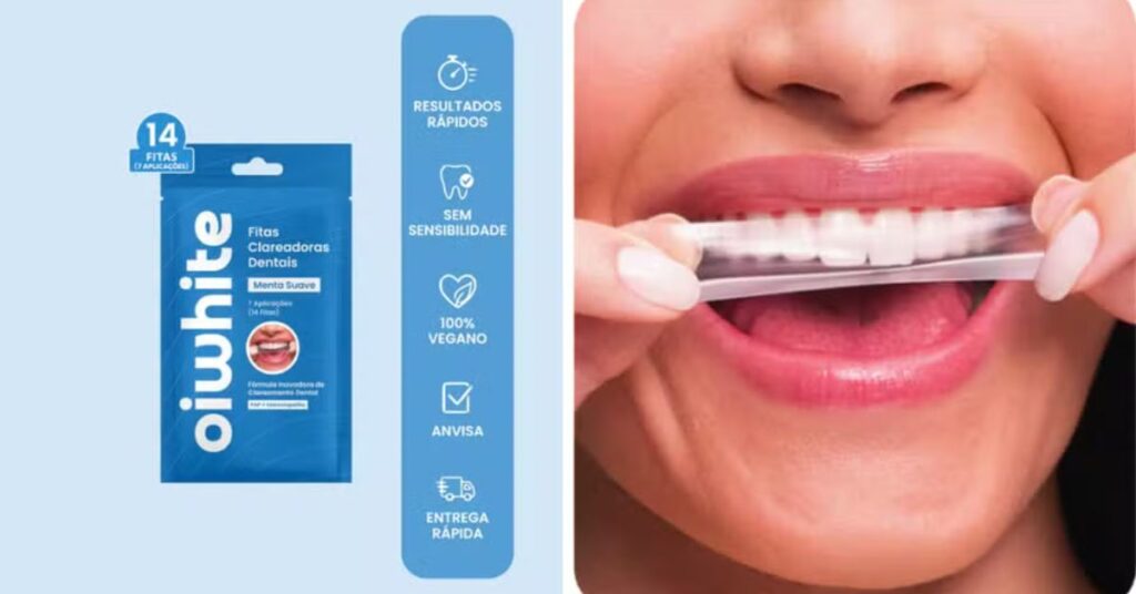 Fita clareadora dental oiwhite funciona? Informações gerais