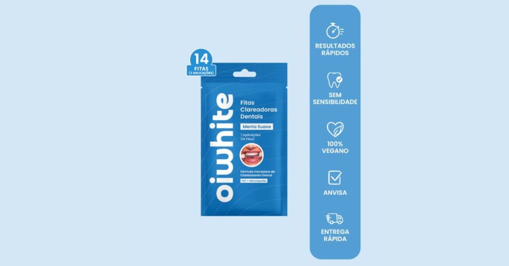 Fita clareadora dental oiwhite funciona? Informações gerais